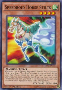 Speedroid Horse Stilts - 2017 Mega-Tins Mega Pack (MP17) #MP17-EN176 - Common / Short Print YuGiOh Trading Card
