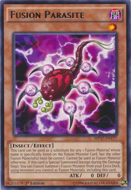 Fusion Parasite - 2017 Mega-Tins Mega Pack YuGiOh trading card