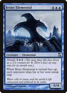 Brine Elemental - Time Spiral (TSP) #50 - Uncommon Magic: The Gathering Trading Card