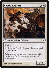Castle Raptors - Time Spiral (TSP) #5 - Common Magic: The Gathering Trading Card