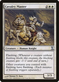 Cavalry Master - Time Spiral (TSP) #6 - Uncommon Magic: The Gathering Trading Card