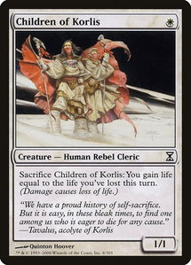 Children of Korlis - Time Spiral (TSP) #8 - Common Magic: The Gathering Trading Card