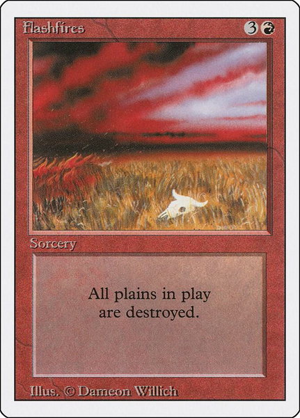 Flashfires - Revised Edition Magic: The Gathering trading card