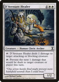 D'Avenant Healer - Time Spiral (TSP) #11 - Common Magic: The Gathering Trading Card