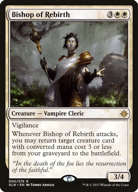 Bishop of Rebirth - Ixalan Magic: The Gathering trading card