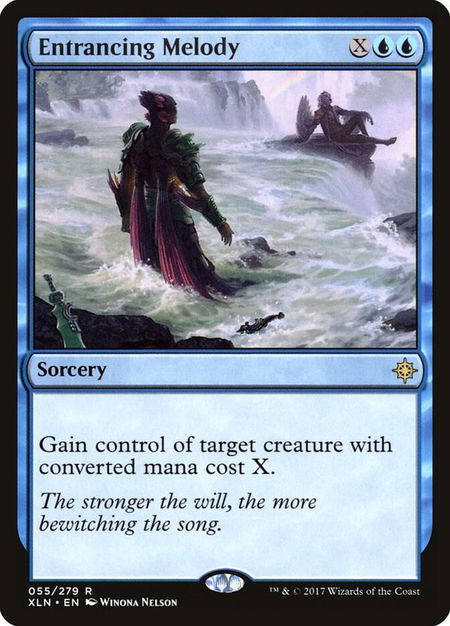 Entrancing Melody - Ixalan Magic: The Gathering trading card