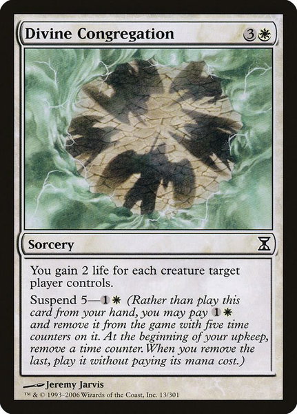 Divine Congregation - Time Spiral Magic: The Gathering trading card