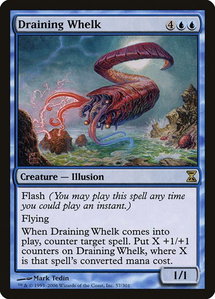Draining Whelk - Time Spiral (TSP) #57 - Rare Magic: The Gathering Trading Card