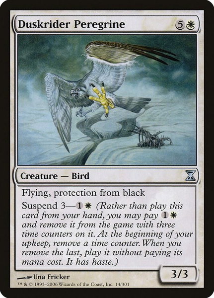 Duskrider Peregrine - Time Spiral Magic: The Gathering trading card