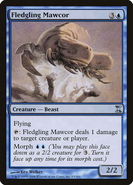 Fledgling Mawcor - Time Spiral Magic: The Gathering trading card
