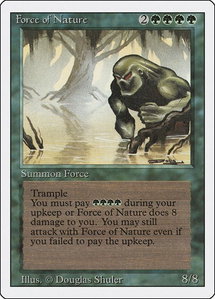 Force of Nature - Revised Edition (3ED) #null - Rare Magic: The Gathering Trading Card