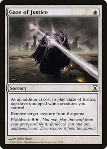 Gaze of Justice - Time Spiral (TSP) #20 - Common Magic: The Gathering Trading Card
