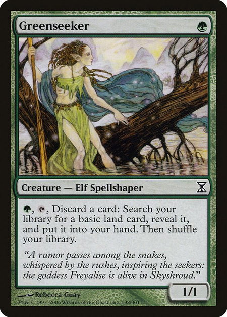 Greenseeker - Time Spiral Magic: The Gathering trading card