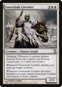 Gustcloak Cavalier - Time Spiral (TSP) #22 - Uncommon Magic: The Gathering Trading Card