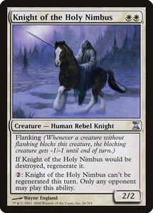 Knight of the Holy Nimbus - Time Spiral (TSP) #26 - Uncommon Magic: The Gathering Trading Card