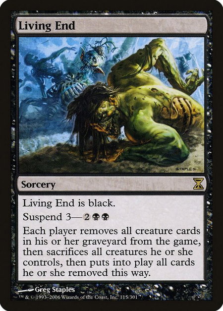 Living End - Time Spiral Magic: The Gathering trading card