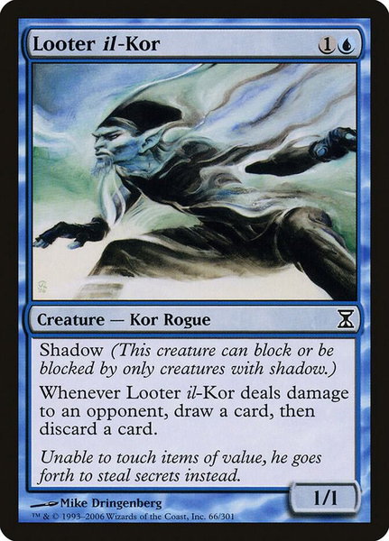 Looter il-Kor trading card from Time Spiral Looter il-Kor - Time Spiral Magic: The Gathering trading card