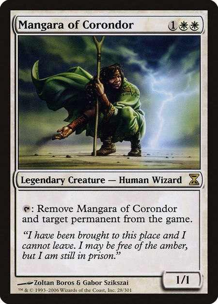 Mangara of Corondor - Time Spiral Magic: The Gathering trading card