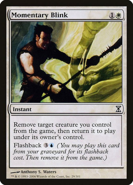 Momentary Blink - Time Spiral Magic: The Gathering trading card
