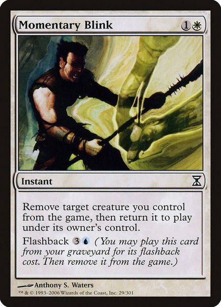 Momentary Blink - Time Spiral Magic: The Gathering trading card