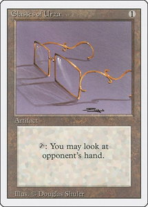 Glasses of Urza - Revised Edition (3ED) #null - Uncommon Magic: The Gathering Trading Card