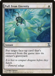 Pull from Eternity - Time Spiral (TSP) #35 - Uncommon Magic: The Gathering Trading Card