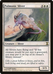 Pulmonic Sliver - Time Spiral (TSP) #36 - Rare Magic: The Gathering Trading Card