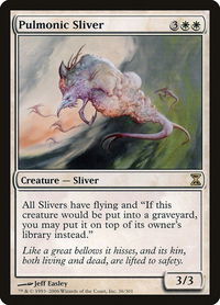 Pulmonic Sliver - Time Spiral (TSP) #36 - Rare Magic: The Gathering Trading Card
