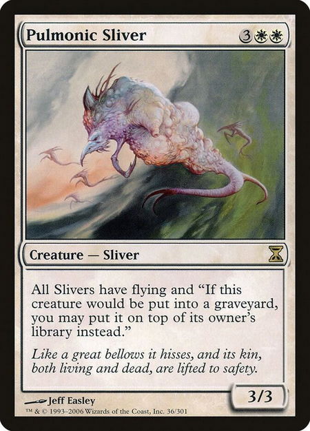 Pulmonic Sliver - Time Spiral Magic: The Gathering trading card