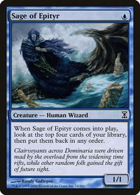 Sage of Epityr - Time Spiral (TSP) #74 - Common Magic: The Gathering Trading Card