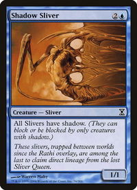 Shadow Sliver - Time Spiral (TSP) #76 - Common Magic: The Gathering Trading Card