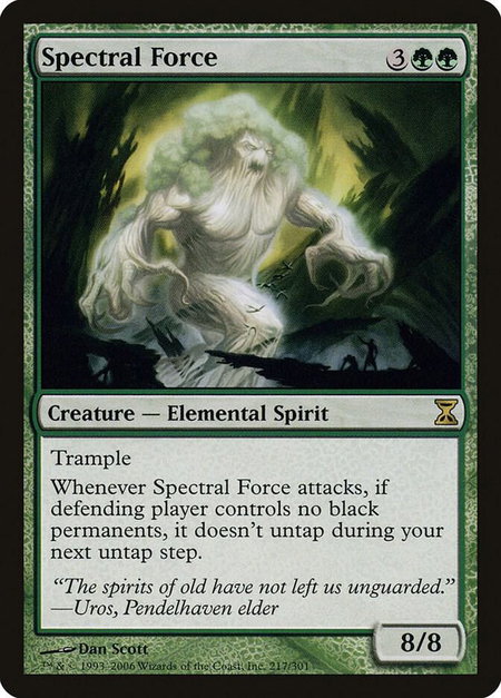 Spectral Force - Time Spiral Magic: The Gathering trading card