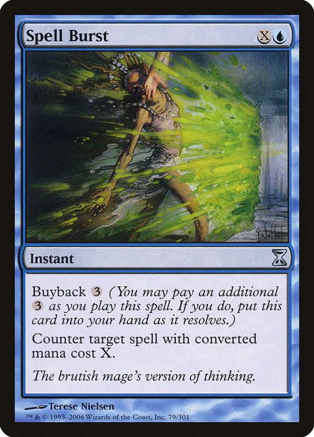 Spell Burst - Time Spiral Magic: The Gathering trading card