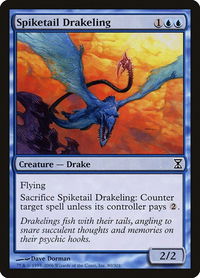 Spiketail Drakeling - Time Spiral (TSP) #80 - Common Magic: The Gathering Trading Card