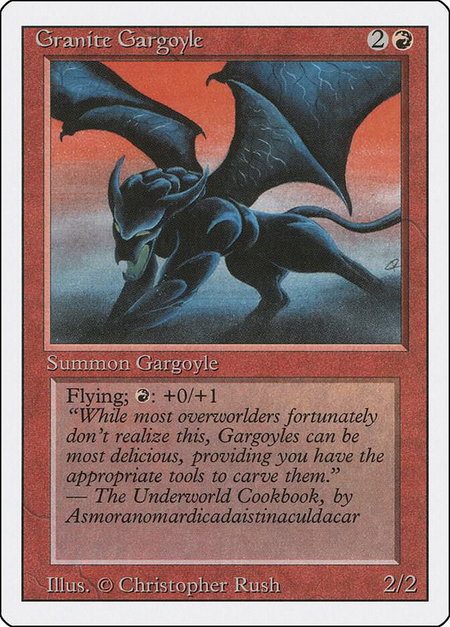Granite Gargoyle - Revised Edition Magic: The Gathering trading card