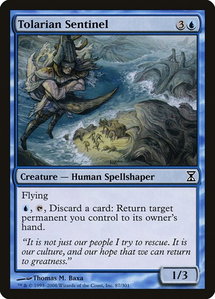 Tolarian Sentinel - Time Spiral (TSP) #87 - Common Magic: The Gathering Trading Card