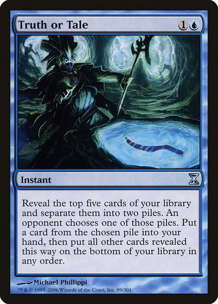 Truth or Tale - Time Spiral Magic: The Gathering trading card