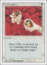 Healing Salve - Revised Edition (3ED) #22 - Common Magic: The Gathering Trading Card