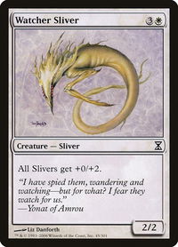 Watcher Sliver - Time Spiral (TSP) #45 - Common Magic: The Gathering Trading Card