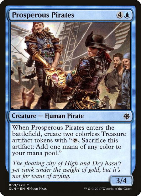 Prosperous Pirates - Ixalan Magic: The Gathering trading card