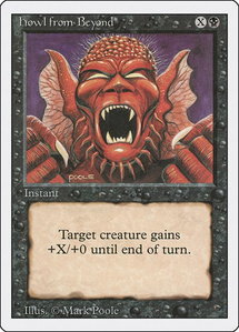 Howl from Beyond - Revised Edition (3ED) #null - Common Magic: The Gathering Trading Card