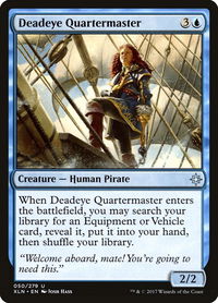 Deadeye Quartermaster - Ixalan (XLN) #50 - Uncommon Magic: The Gathering Trading Card