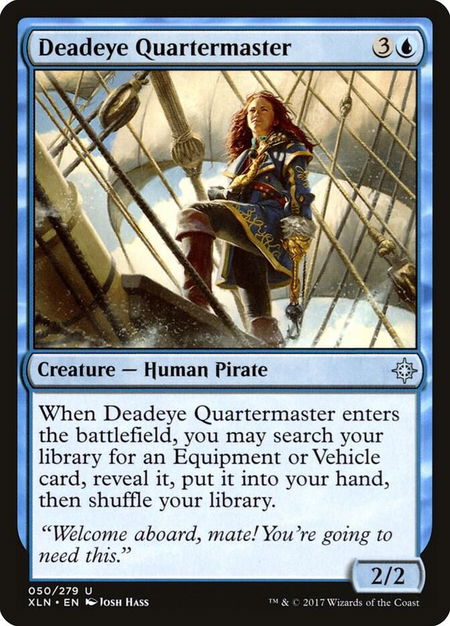 Deadeye Quartermaster - Ixalan Magic: The Gathering trading card