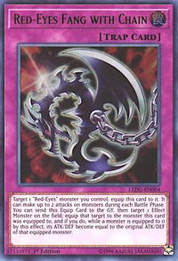 Red-Eyes Fang with Chain - Legendary Duelists (LEDU) #LEDU-EN004 - Ultra Rare YuGiOh Trading Card