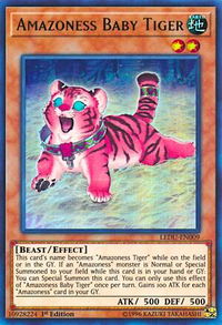 Amazoness Baby Tiger - Legendary Duelists (LEDU) #LEDU-EN009 - Ultra Rare YuGiOh Trading Card