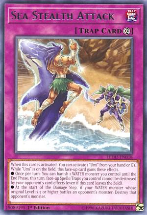 Sea Stealth Attack trading card from Legendary Duelists Sea Stealth Attack - Legendary Duelists YuGiOh trading card