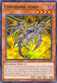 Cyberdark Horn - Legendary Duelists (LEDU) #LEDU-EN026 - Common / Short Print YuGiOh Trading Card
