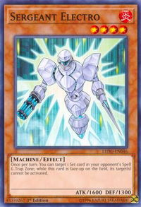 Sergeant Electro - Legendary Duelists (LEDU) #LEDU-EN046 - Common / Short Print YuGiOh Trading Card