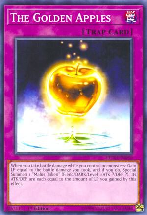 The Golden Apples - Legendary Duelists YuGiOh trading card