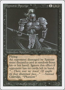 Hypnotic Specter - Revised Edition (3ED) #null - Uncommon Magic: The Gathering Trading Card